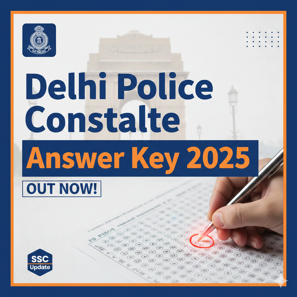 Delhi Police Constable Answer Key 2025 Released: Link to Download Response Sheet delhi police constable